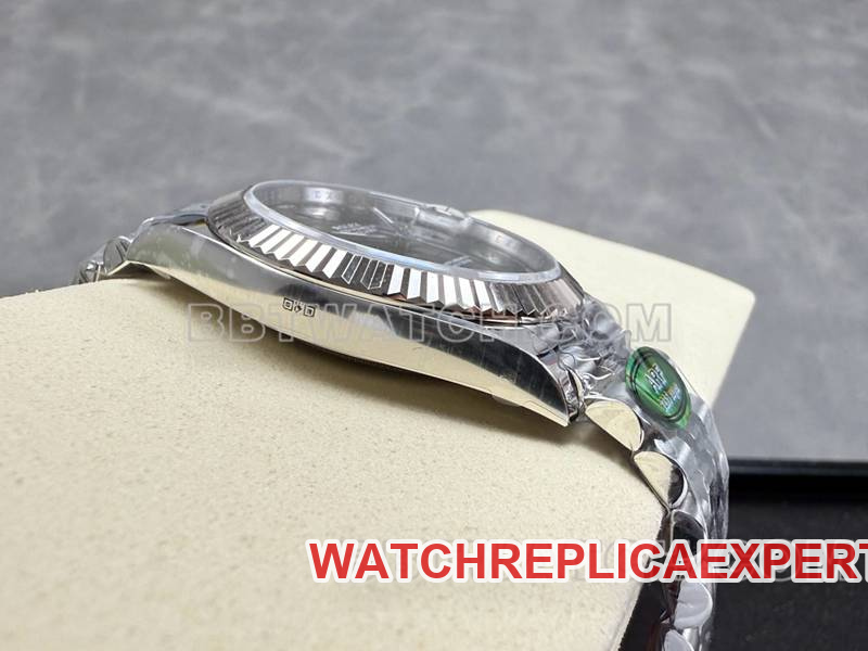 Rolex collectible watch ARF Factory log 41mm gray plate pothos 3235 steel bracelet side live photo