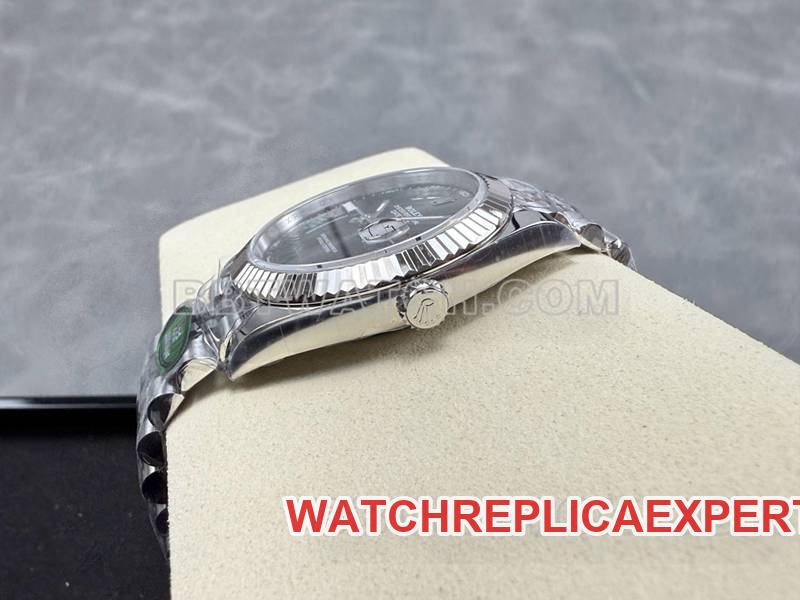 Rolex collectible watch ARF Factory log 41mm gray plate pothos 3235 steel bracelet side live photo