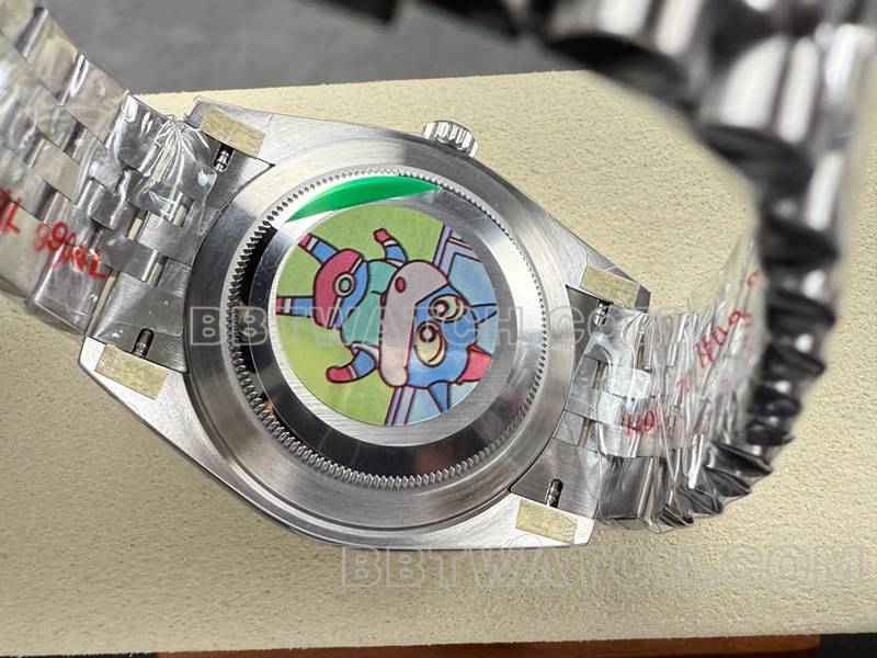 Rolex collectible watch ARF Factory log 41mm gray plate pothos 3235 steel bracelet caseback live photo