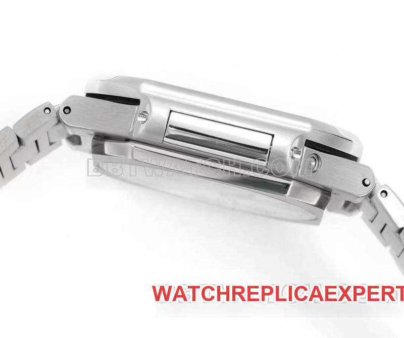 Patek Philippe watch 3k factory 45mmblue dial240psmovementsteel bracelet model 5822side live photo