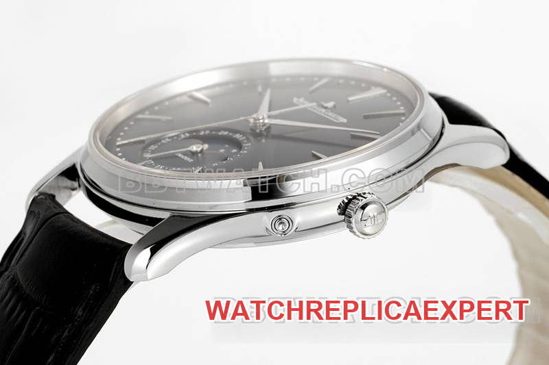 Jaeger-LeCoultre optimal watch ZF Factory master 39mm blue dialmoon phase925movementleather strap model side live photo