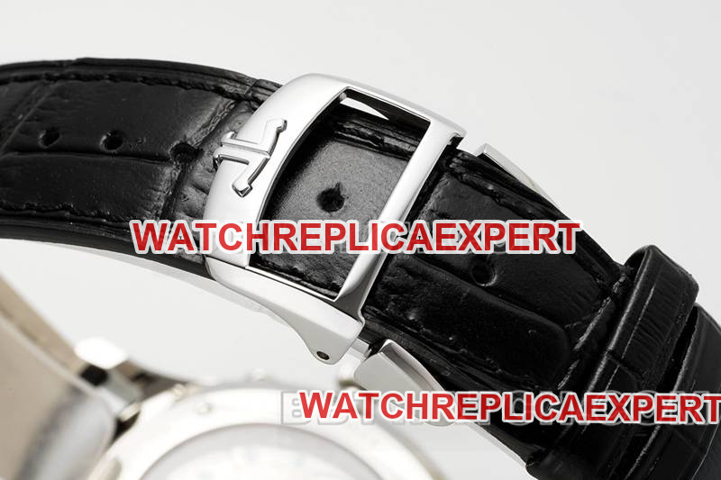 Jaeger-LeCoultre optimal watch ZF Factory master 39mm blue dialmoon phase925movementleather strap style braceletlive photos