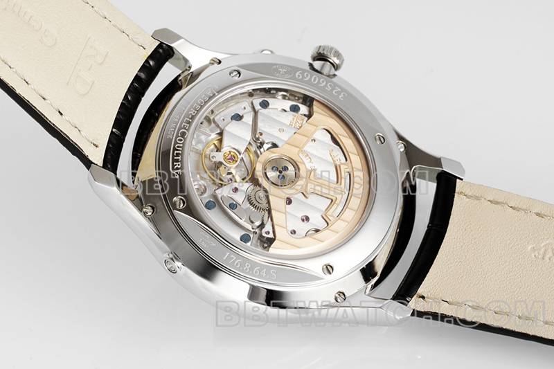 Jaeger-LeCoultre optimal watch ZF Factory master 39mm blue dialmoon phase925movementleather strap caseback live photo