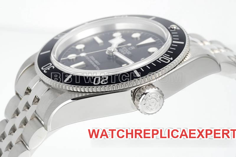 Tudor Watch ZF Factory Biwan Black Plate 41mm Steel Strap Model M7941A1 Side Actual Picture