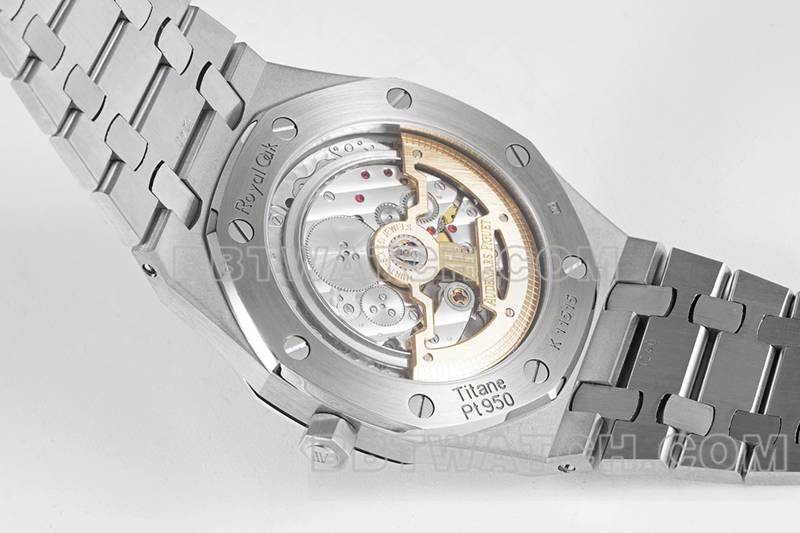 Audemars Piguet top collectible watches ZF Factory Royal Oak Smokey Blue Plate 2121 movement 15202 back actual photo