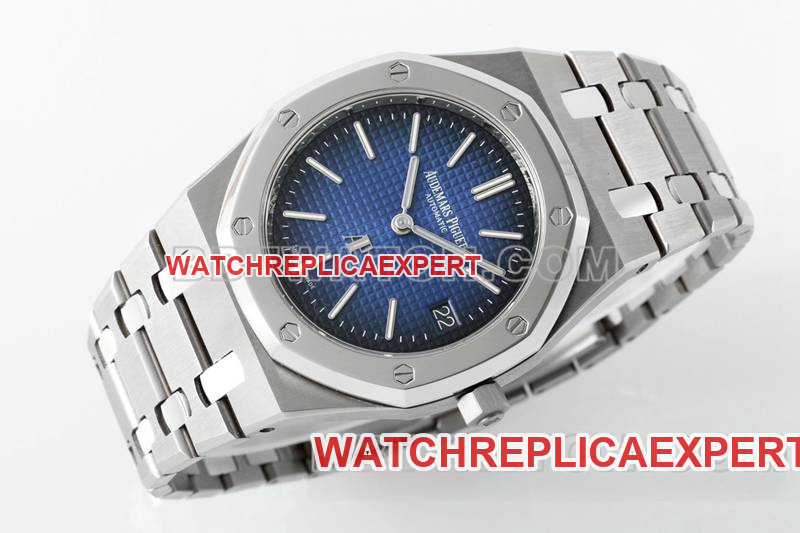 Audemars Piguet optimal collectible watches ZF Factory Royal Oak Blue Plate 2121 movement titanium 15202 front real picture
