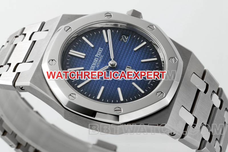 Audemars Piguet optimal collectible watches ZF Factory Royal Oak Blue Plate 2121 movement titanium 15202 front real picture