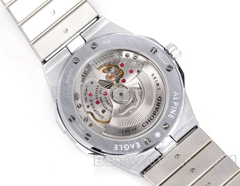 Chopard collectible watch GH factory snow mountain proud wing 41mm gray plate green sapphire crystaldiamond bezelcaseback live photo