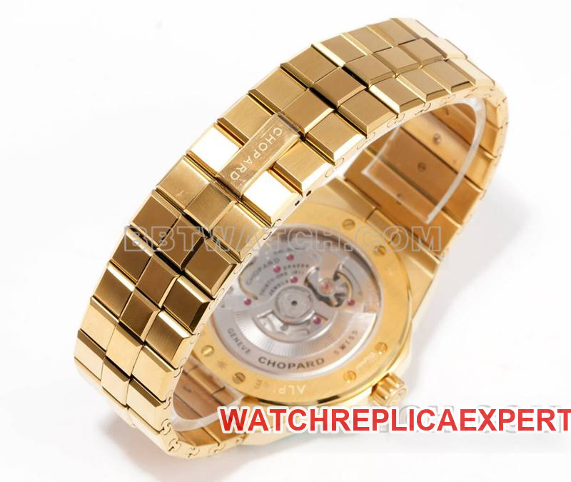 Chopard top collectible watches GH factory snow mountain proud wing gold plate purple stone diamond ring gold steel strap models strap real picture