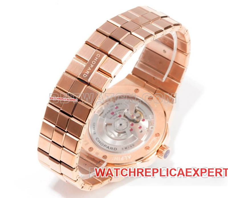 Chopin collectible Watch GH Factory Snow Mountain Proud Wing 41mm Diamond Dial Diamond Bezel Rose Gold Steel Band Watch Band Real Shot