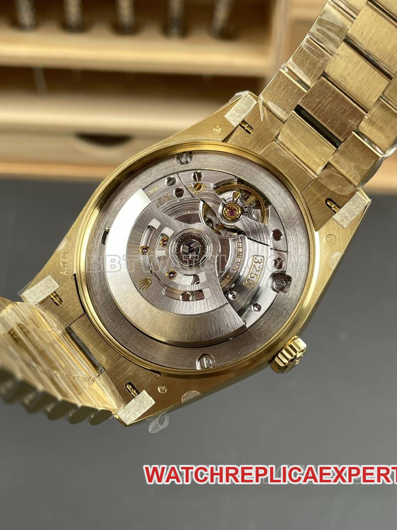 Rolex top collectible watches RC factory weekly calendar 40mm silver plate 3255 gold steel belt models back real picture