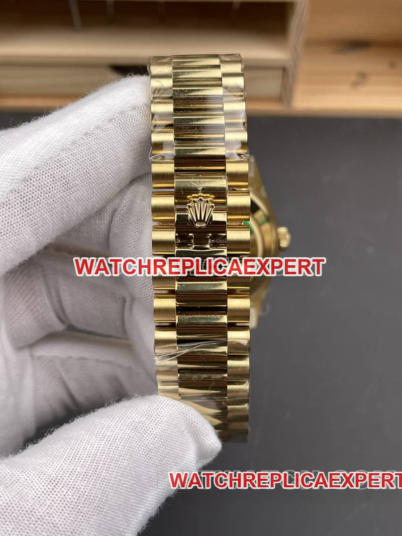 Rolex top collectible watches RC factory week calendar 40mm silver plate 3255 gold steel band models strap real picture