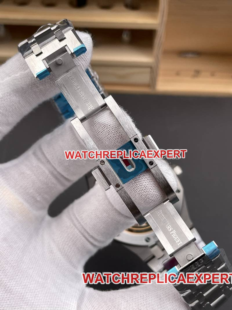 Audemars Piguet watch DDF factory Royal Oak41mmblue dial4302 mechanical steel bracelet model clasplive photos