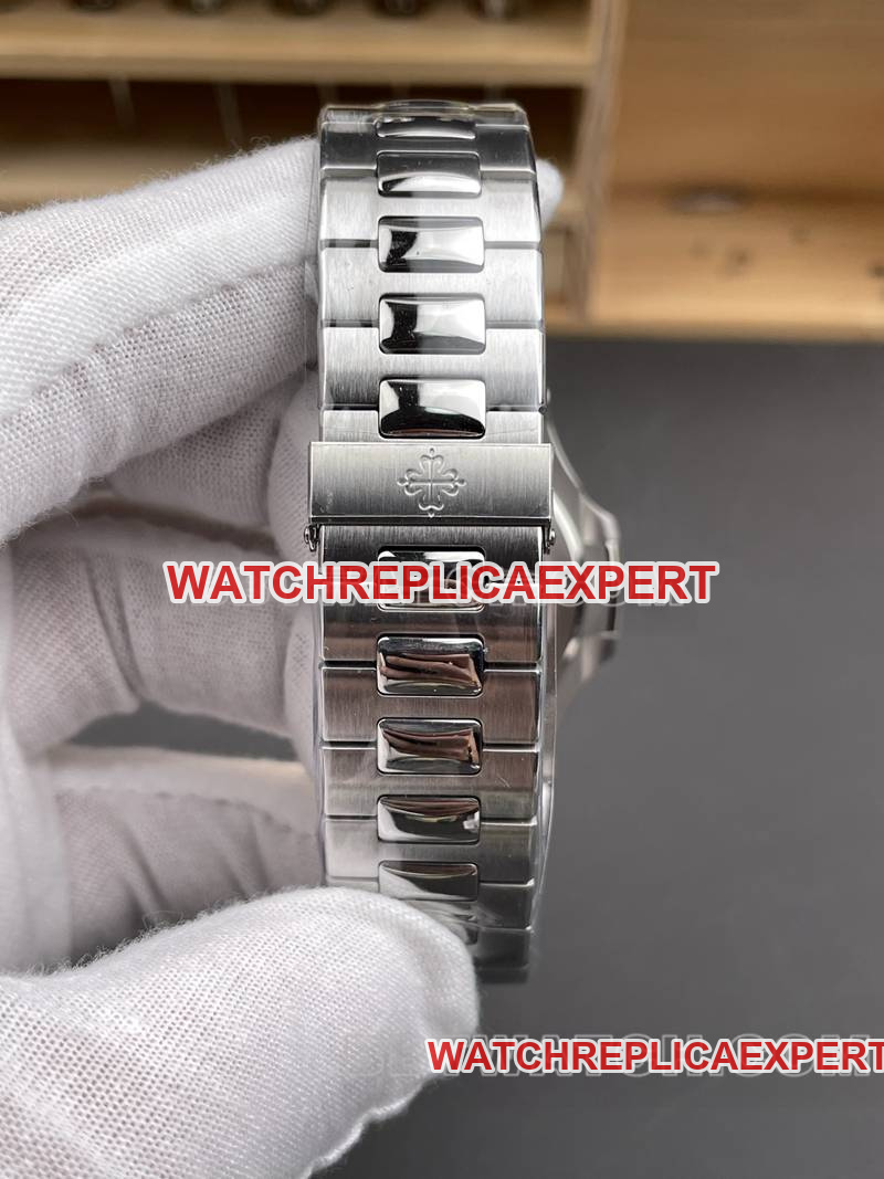 Patek Philippetop-tier watch DDF factory Nautilus40mmwhite dial330movementsteel bracelet model braceletlive photos