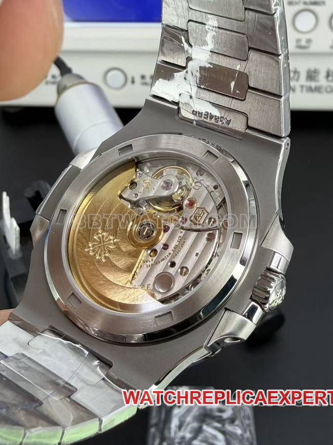 Patek Philippe collectible watch DDF factory Nautilus40mmblue dial324 mechanical 5711caseback live photo
