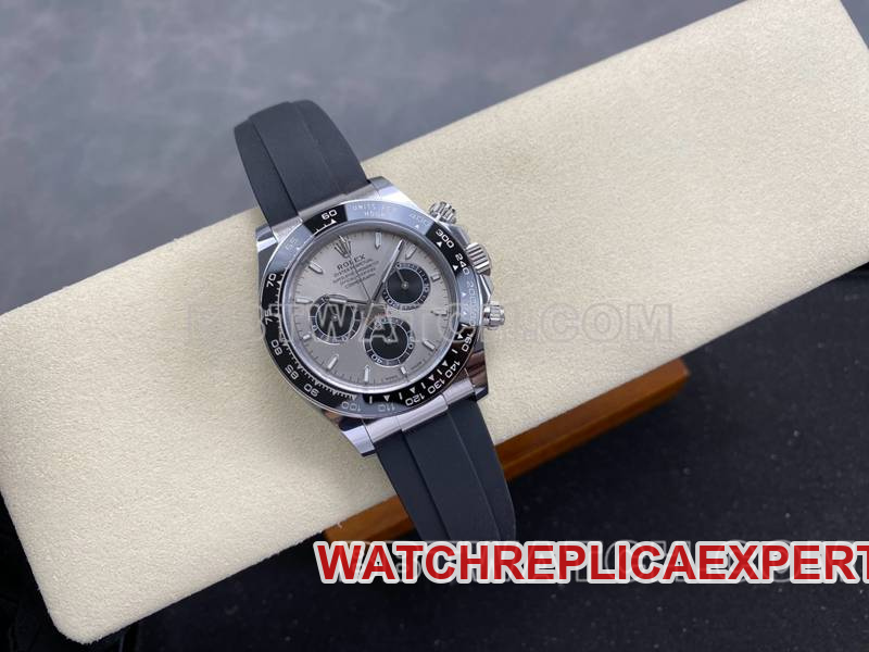 Rolex watch ARF FactoryDaytona gray plate 4131 rubber model front live photo