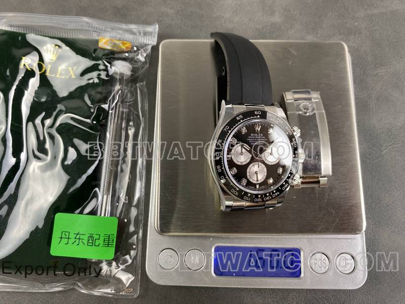 Rolex collectible watch ARF FactoryDaytonablack dial4131 rubber model weight live photos