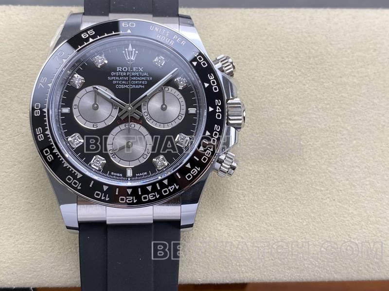 Rolex collectible watch ARF FactoryDaytonablack dial4131 rubber model front live photo
