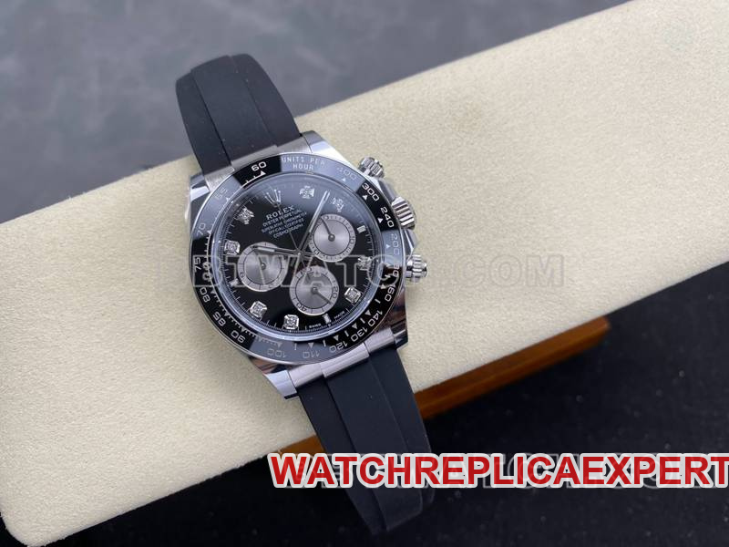 Rolex collectible watch ARF FactoryDaytonablack dial4131 rubber model front live photo