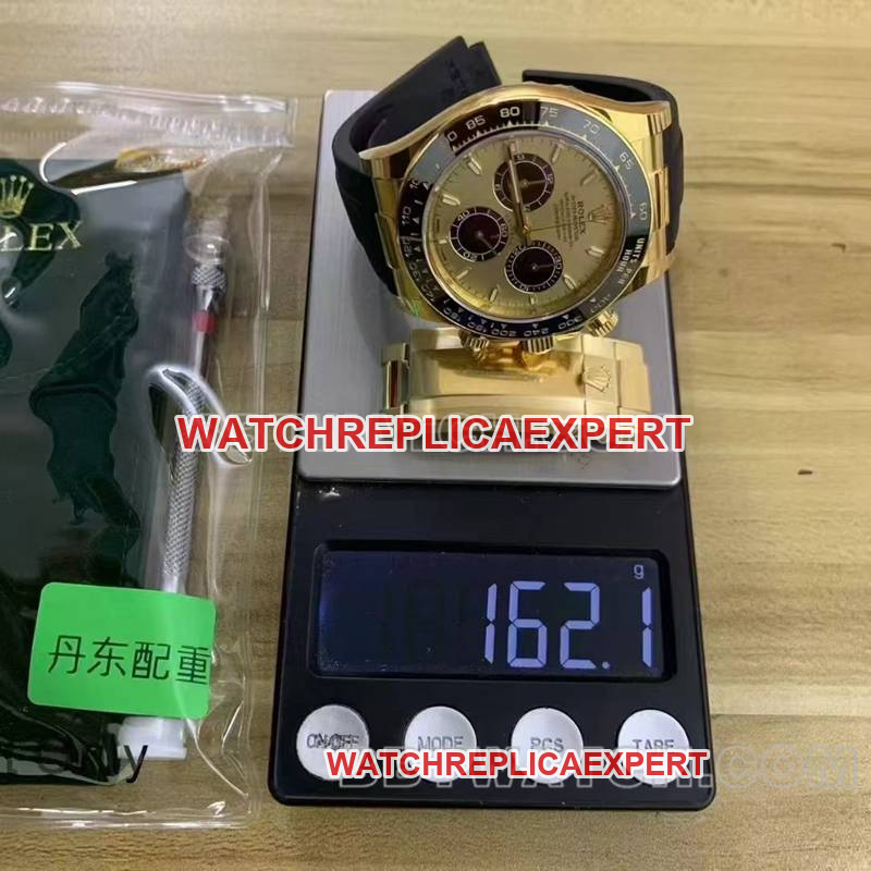 Rolex collectible watch ARF FactoryDaytona4131 rubber model weight live photos