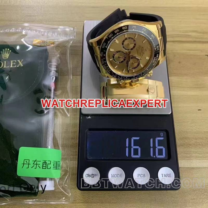 Rolex collectible watch ARF FactoryDaytona4131 rubber model weight live photos