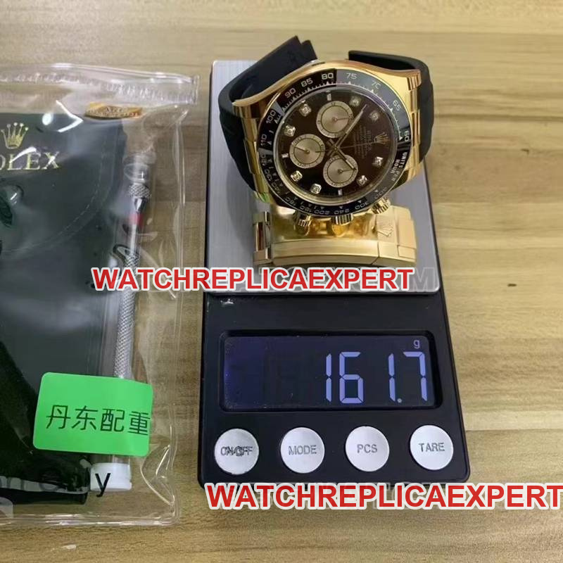 Rolex collectible watch ARF FactoryDaytona4131 rubber model weight live photos