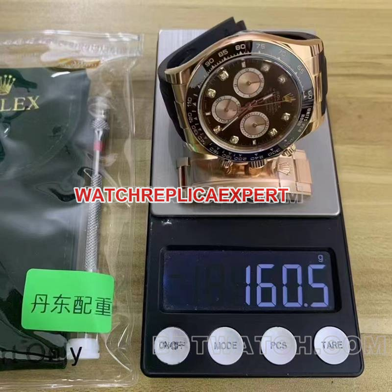Rolex collectible watch ARF FactoryDaytona4131 rubber model weight live photos