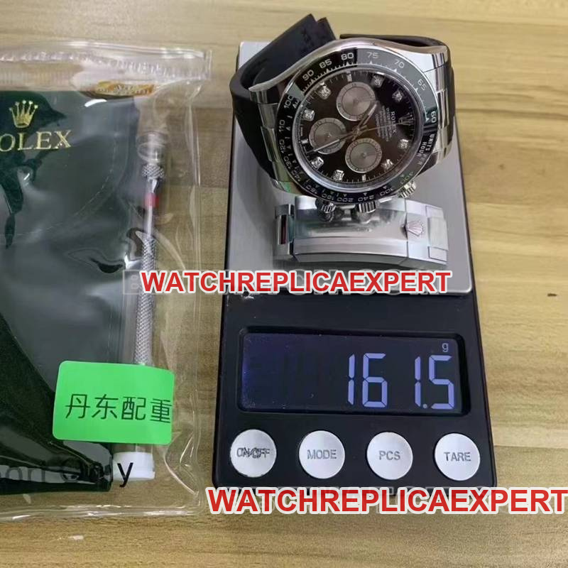 Rolex collectible watch ARF FactoryDaytona4131 rubber model weight live photos