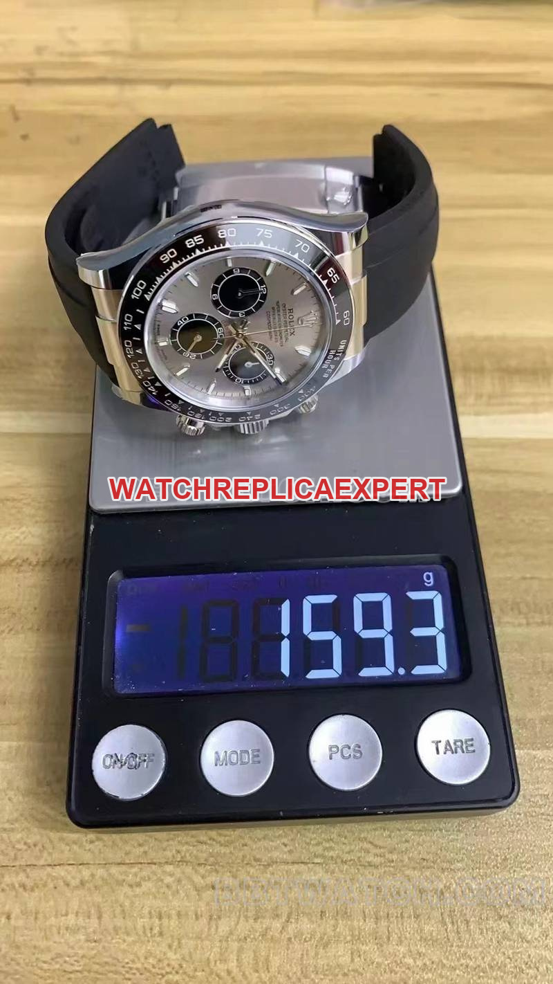 Rolex collectible watch ARF FactoryDaytona4131 rubber model weight live photos