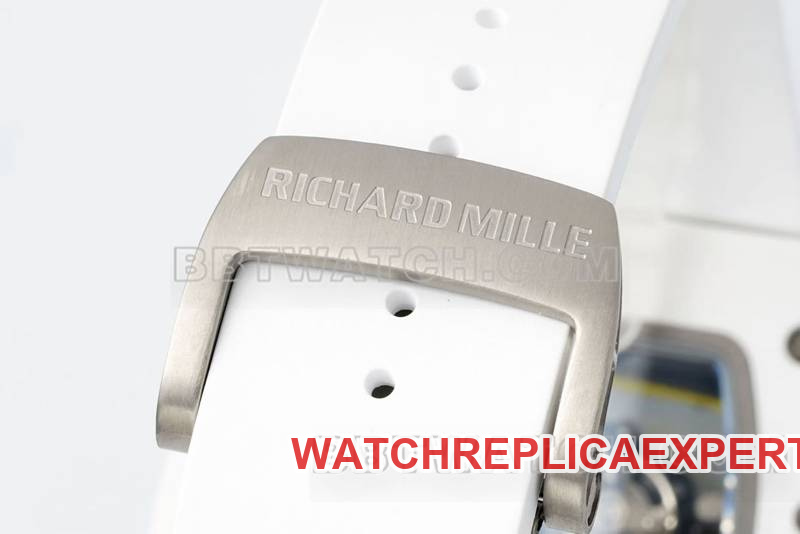 Richard Mille collectible watch R factory hollow plate white rubber model RM061braceletlive photos