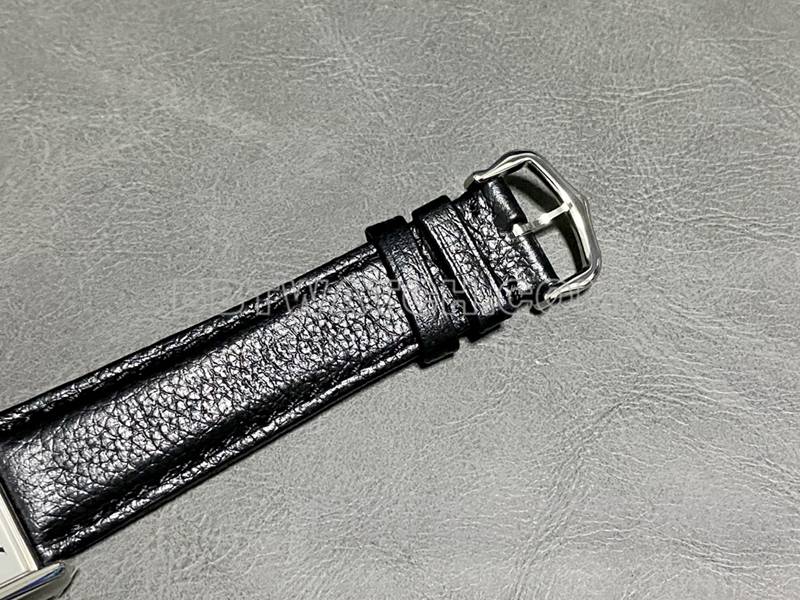 Cartier1:1replica watch DR factory tank white square dialeather strap model clasplive photos
