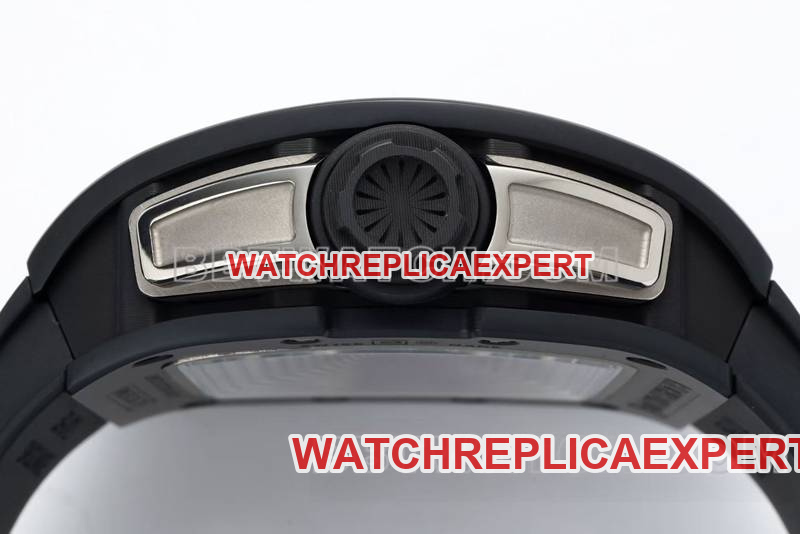 Richard Mille watch R factory hollow plate white rubber model RM061side live photo