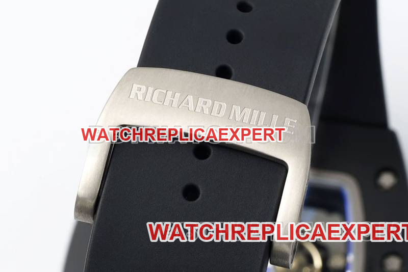 Richard Mille watch R factory hollow plate white rubber model RM061braceletlive photos