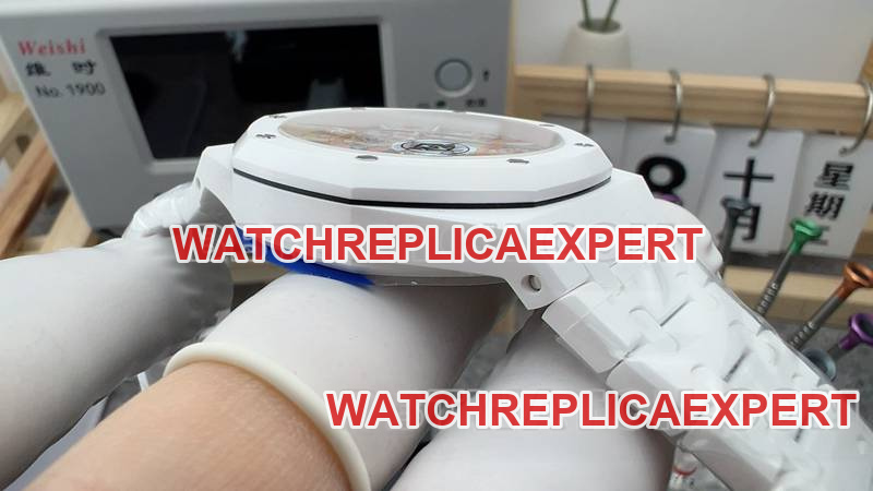 Audemars Piguet Watch APS Factory Royal Oak Sun Face Steel Bracelet Model Side Live Photo