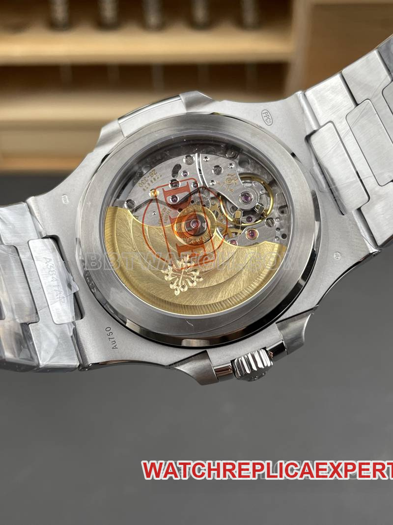 Patek Philippe collectible watch DDF factory Nautilusblue dial41mm mechanical steel bracelet model 5811caseback live photo