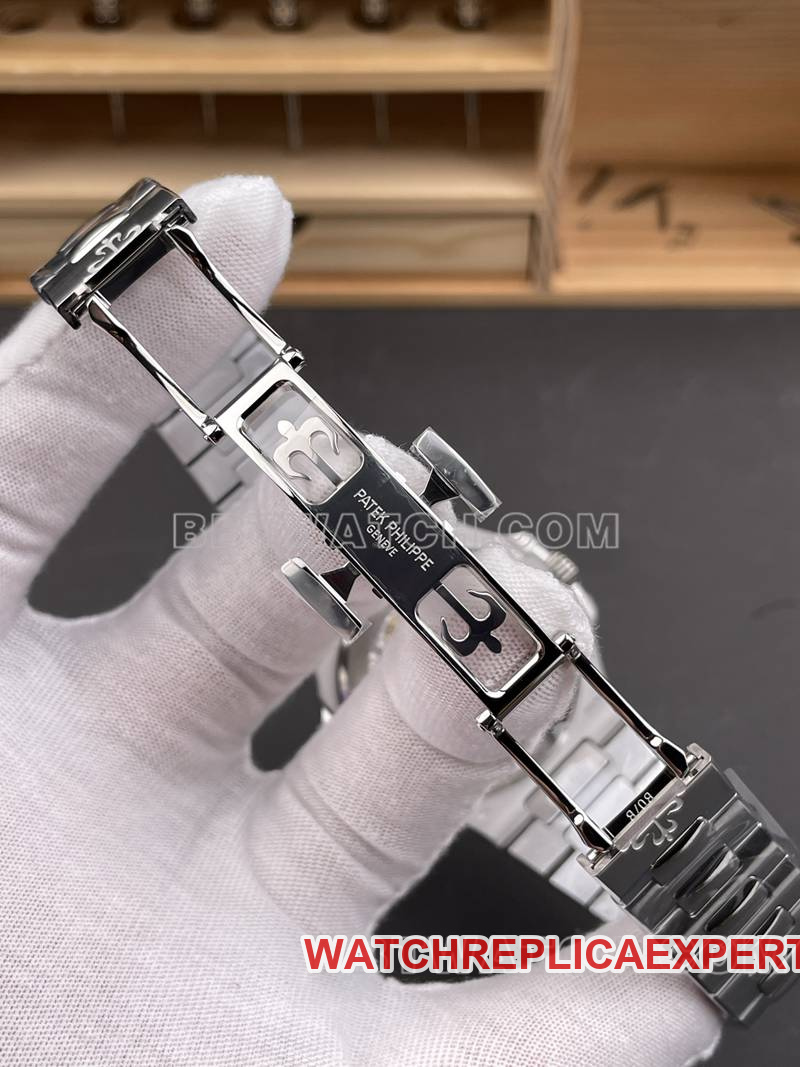 Patek Philippe collectible watch DDF factory Nautilusblue dial41mm mechanical steel bracelet model 5811clasplive photos