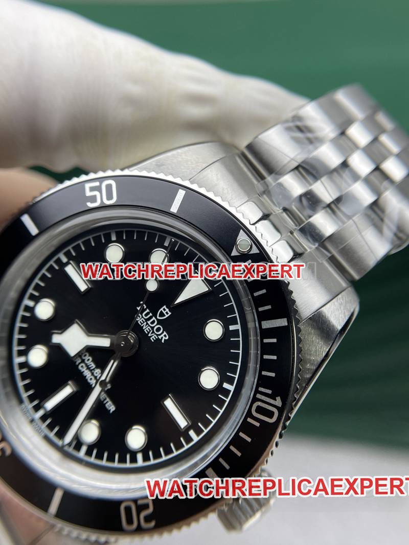 Tudor collectible watch DIF factory Biwan 41mm black dial mechanical steel bracelet front live photo