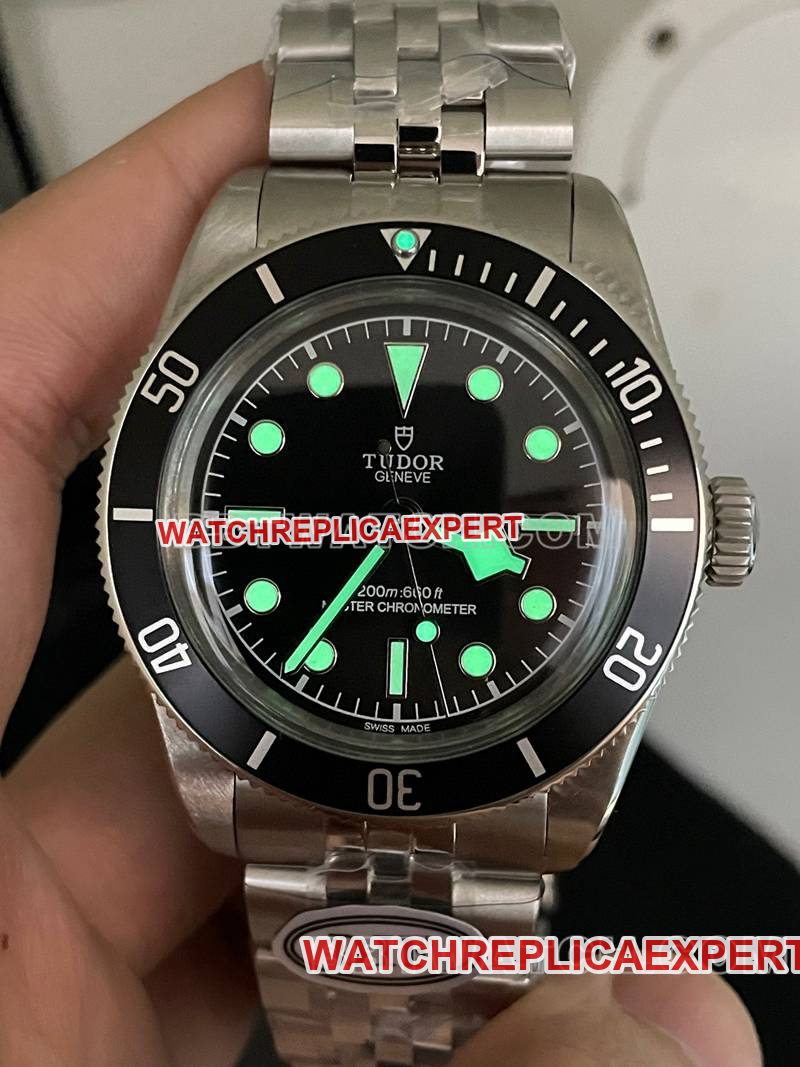 Tudor collectible watch DIF factory Biwan 41mm black dial mechanical steel bracelet model lumelive photos