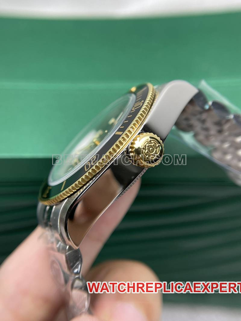 Tudortop-tier watch DIF factory Biwan 41mm green dial mechanical steel bracelet model side live photo
