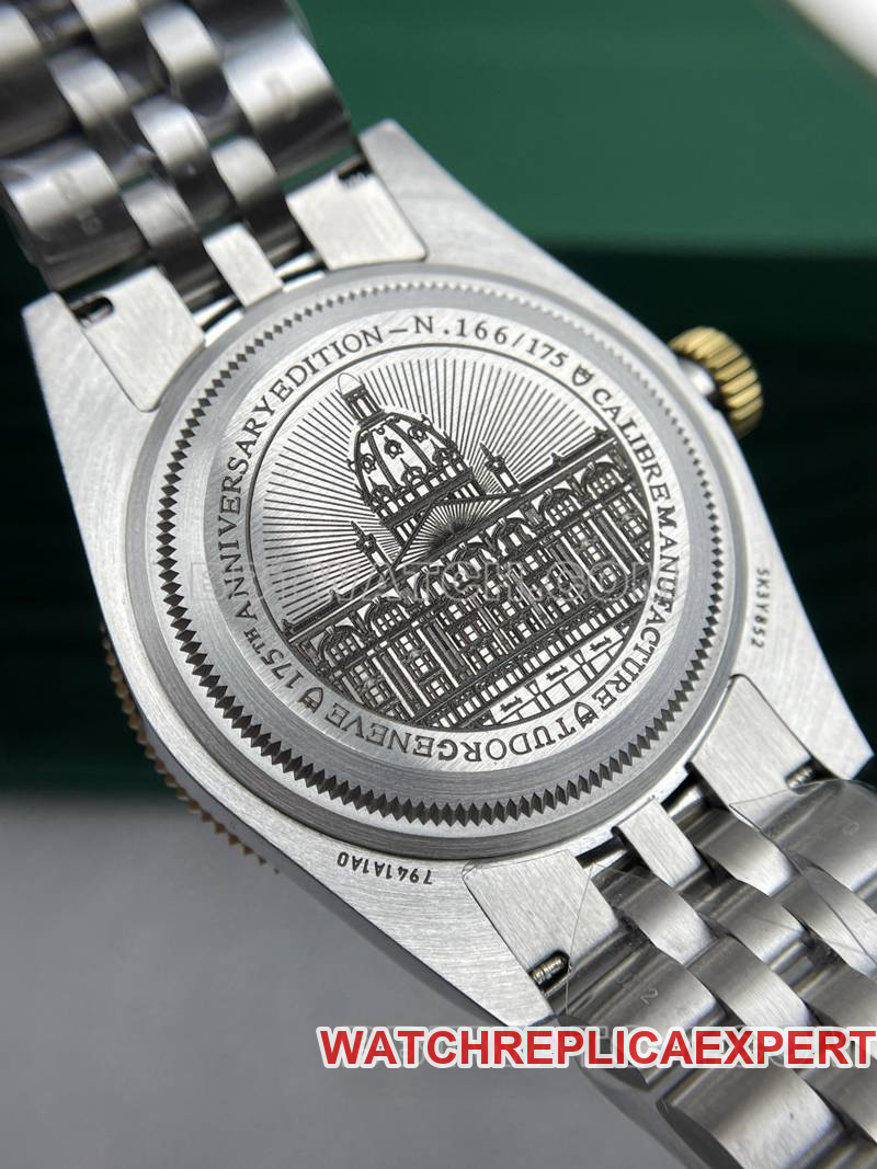 Tudortop-tier watch DIF factory Biwan 41mm green dial mechanical steel bracelet caseback live photo
