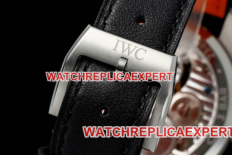 IWC1:1replica watch RMS factory pilot blue dialtourbillon mechanical leather strap model braceletlive photos