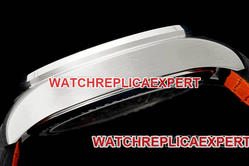 IWC1:1replica watch RMS factory pilot blue dialtourbillon mechanical leather strap model side live photo