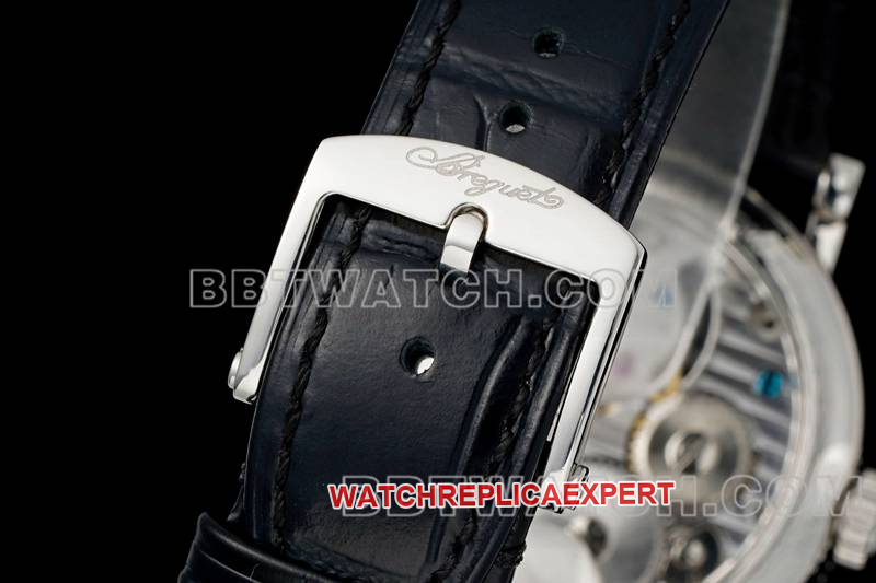 Breguet 1:1replica watch RMS factory classic white dialtourbillon mechanical leather strap model braceletlive photos