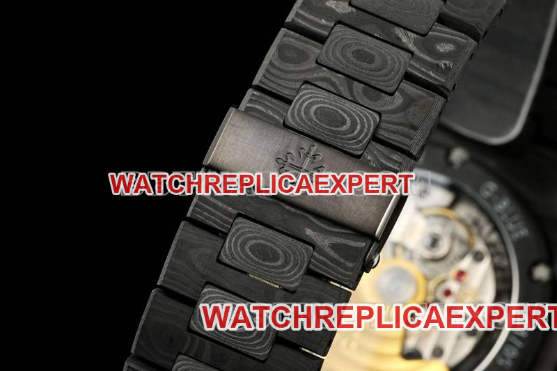 Patek Philippe collectible watch DIW factory Nautilusgreen dial carbon fiber mechanical steel bracelet model 5711braceletlive photos