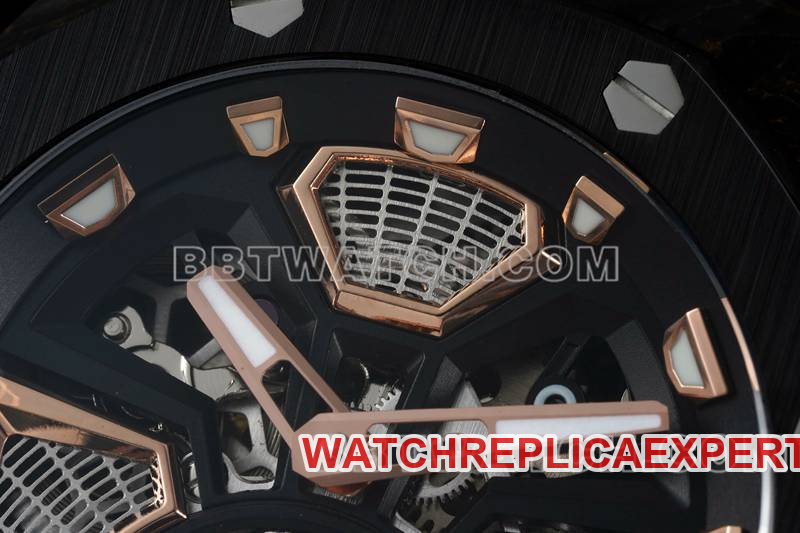 Audemars Piguettop-tier watch RM factory Royal Oak offshore floating tourbillon mechanical black rubber model front live photo