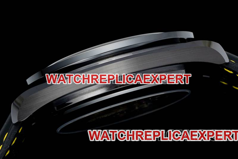 Omegatop-tier watch BLS factory Speedmaster full ceramic yellow needle mechanical rubber model side live photo