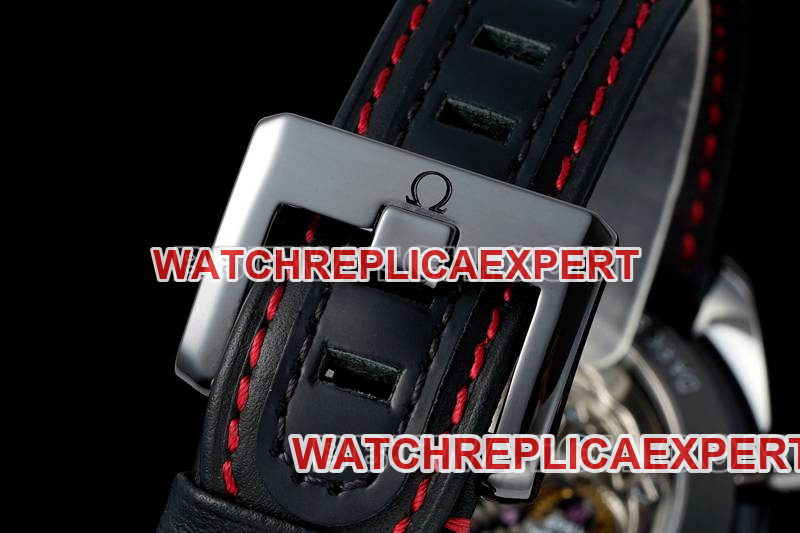 Omega collectible watch BLS factory speedmaster full ceramic red needle mechanical rubber model braceletlive photos