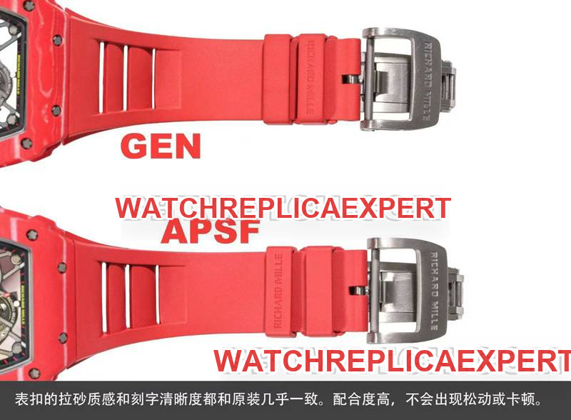 APS factory Richard Milletop-tier watch RM35-02 Red Devils review clasplive photos