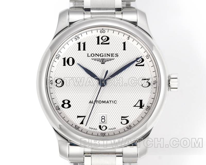 Longines1:1replica watch XC factory famous craftsman silver white dialL888mechanical movementsteel bracelet model front live photo