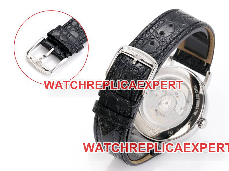 Longinestop-tier watch XC factory elegant 40mm white dialL888mechanical movementleather strap model braceletlive photos